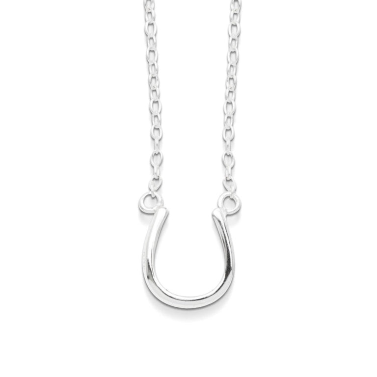 Sterling Silver Horseshoe Necklace