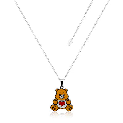Disney Couture Tenderheart Bear Orange Bb Necklace