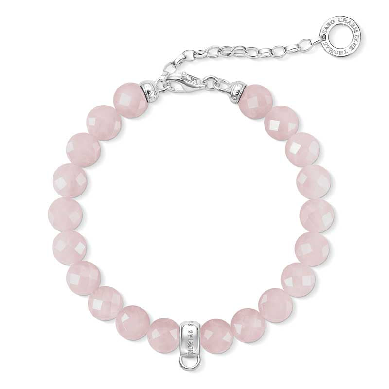 Thomas Sabo Rose Quartz Charm Bracelet