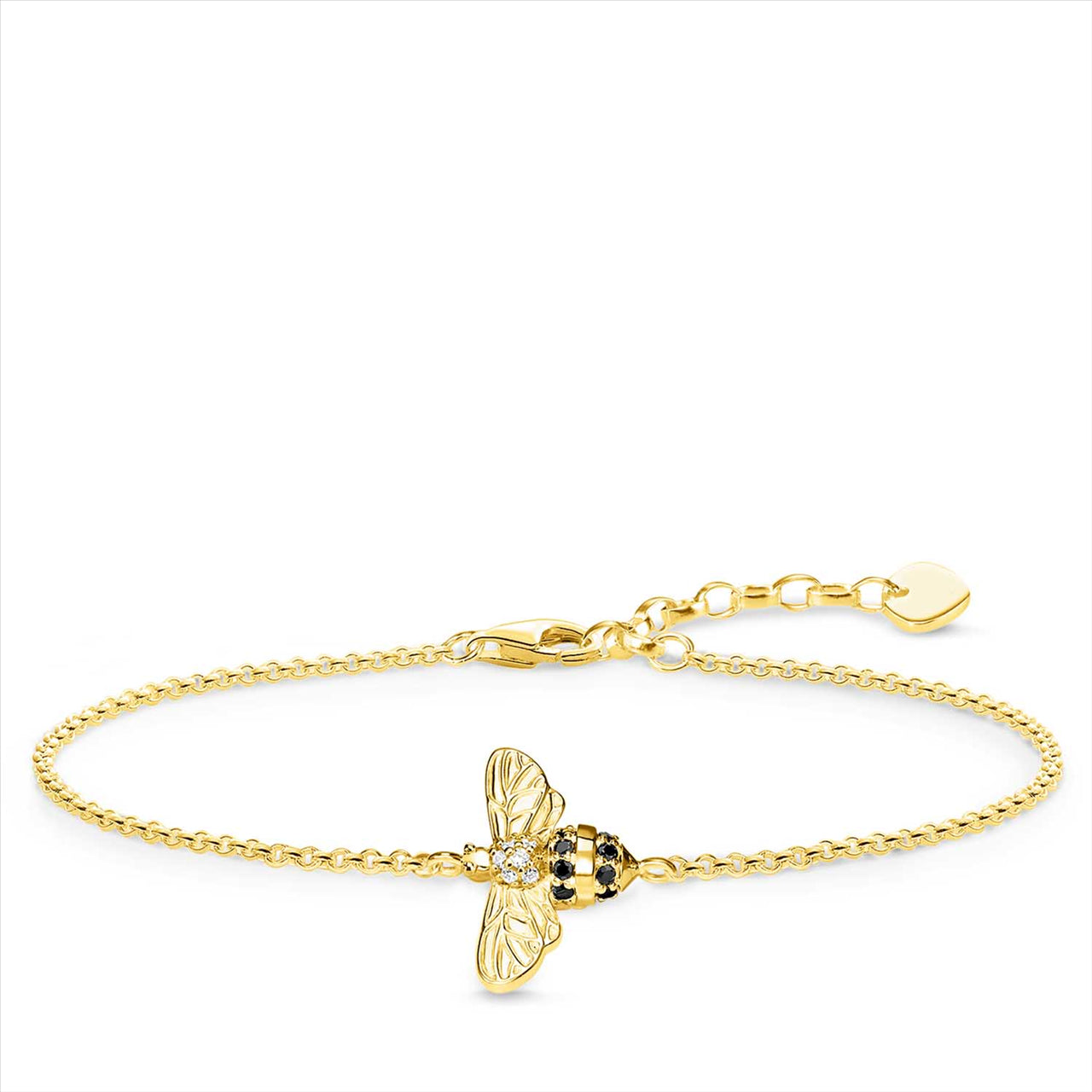 Thomas Sabo Yellow Gold Plated Paradise Bee Bracelet