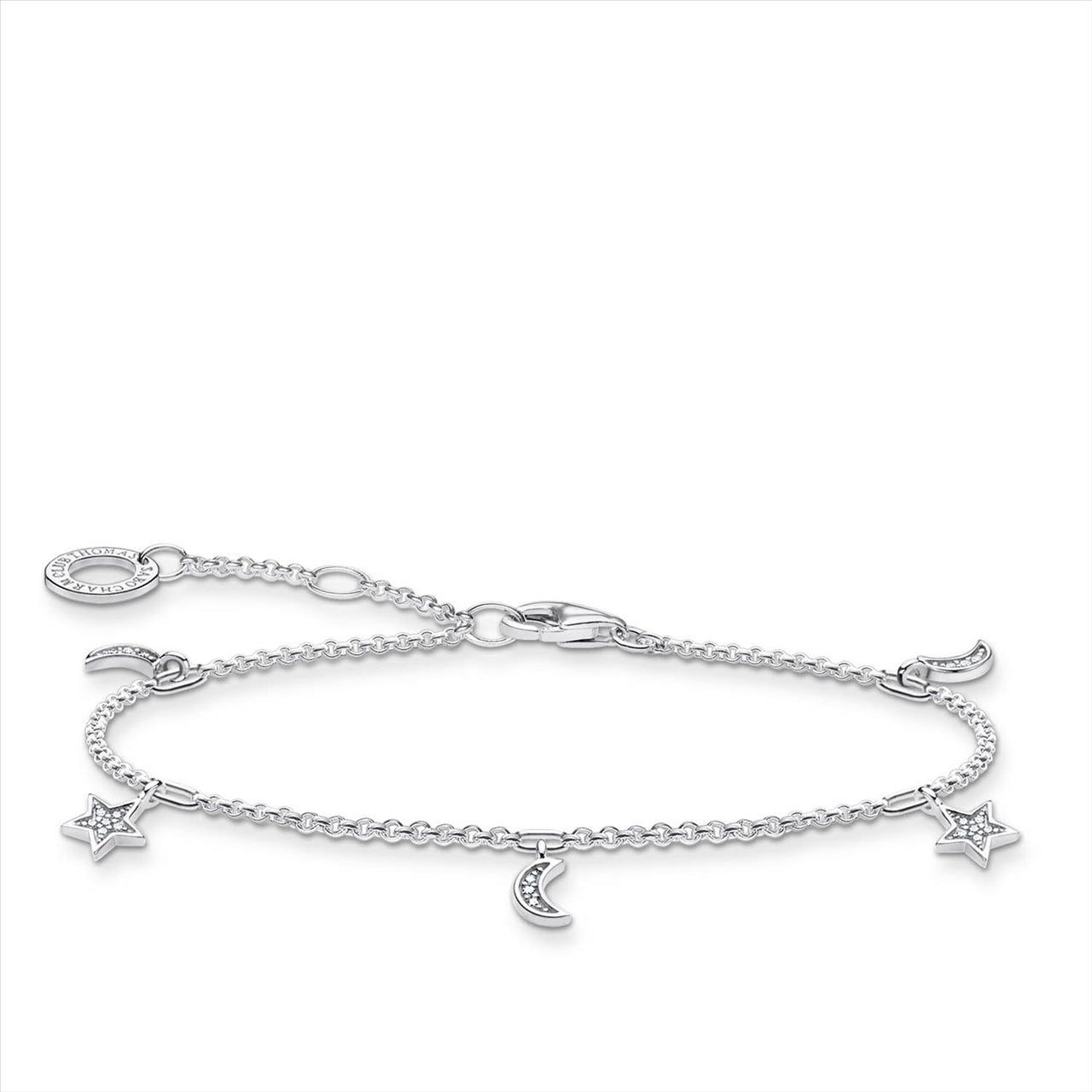 Thomas Sabo Moon& Stars Cubic Zirconia Bracelet