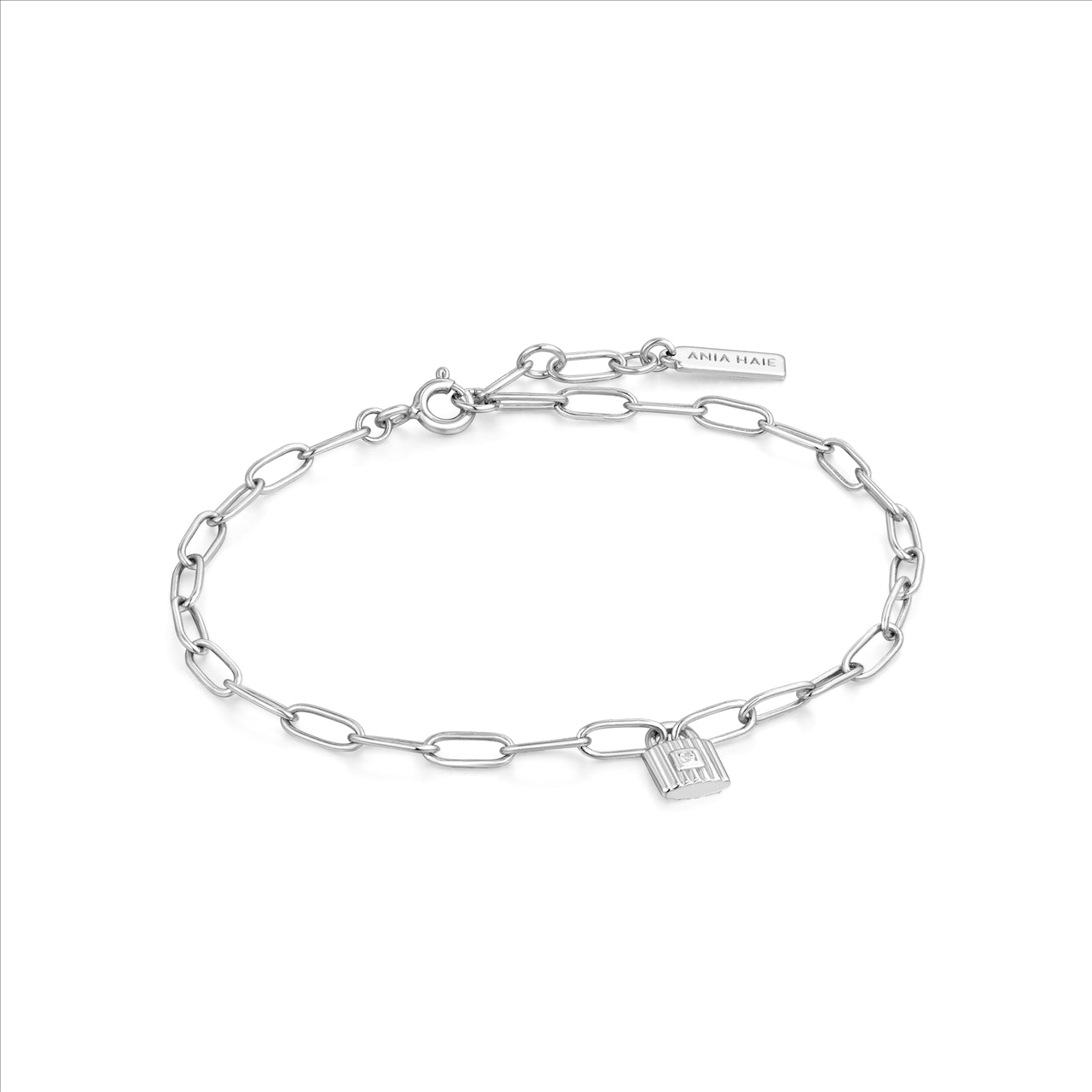 Ania Haie Under Lock & Key Sterling Silver Bracelet