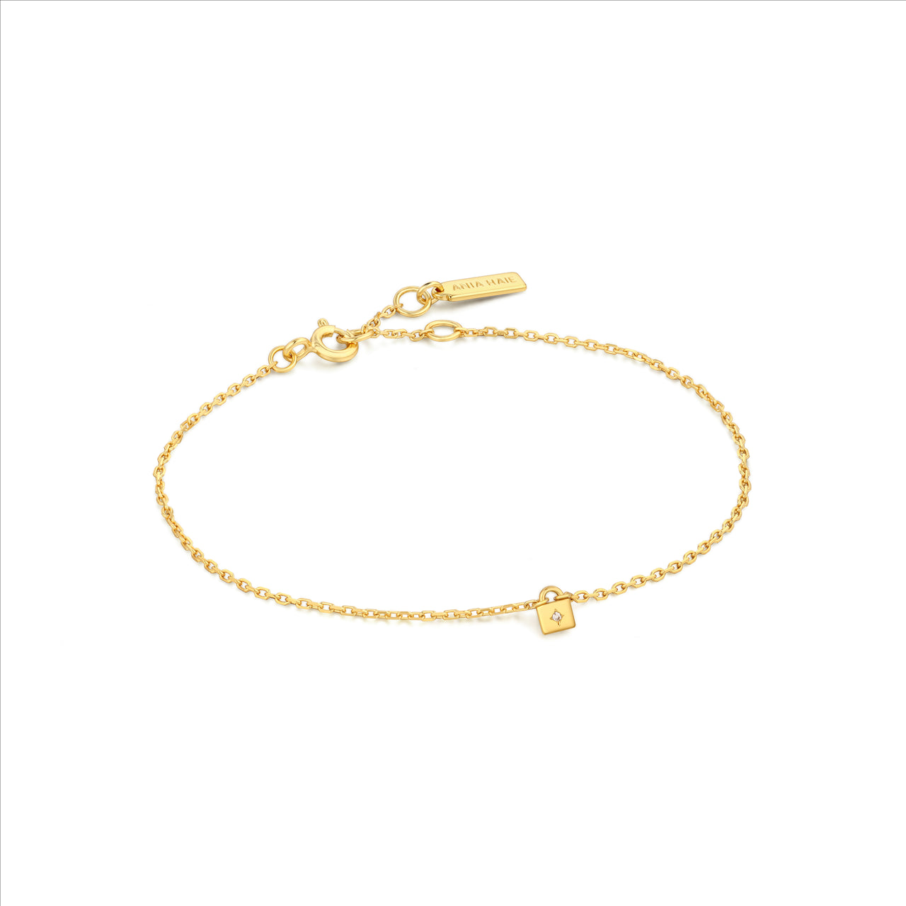 Ania Haie Gold Plated Under Lock & Key Bracelet