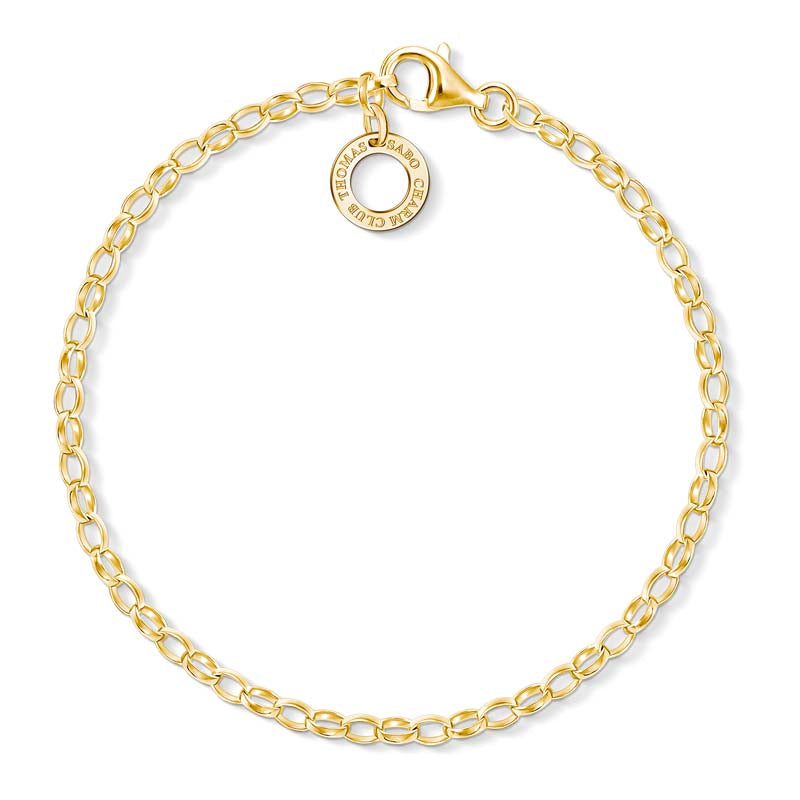 Thomas Sabo Gold Plated Belcher Bracelet
