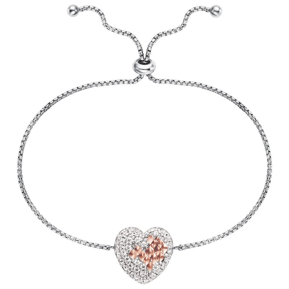 Engelsruffer Cubic Zirconia Heart Bracelet