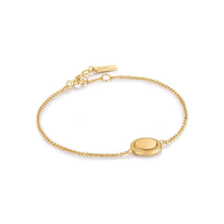 Ania Haie Gold Plated Gold Disc Bracelet