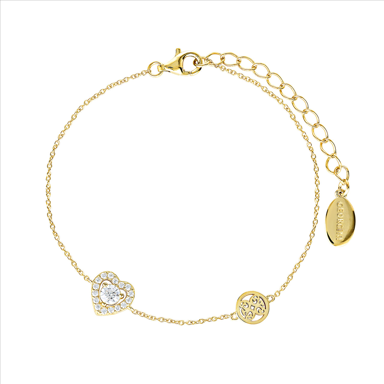 Georgini Gold Plated Cubic Zirconia Bracelet