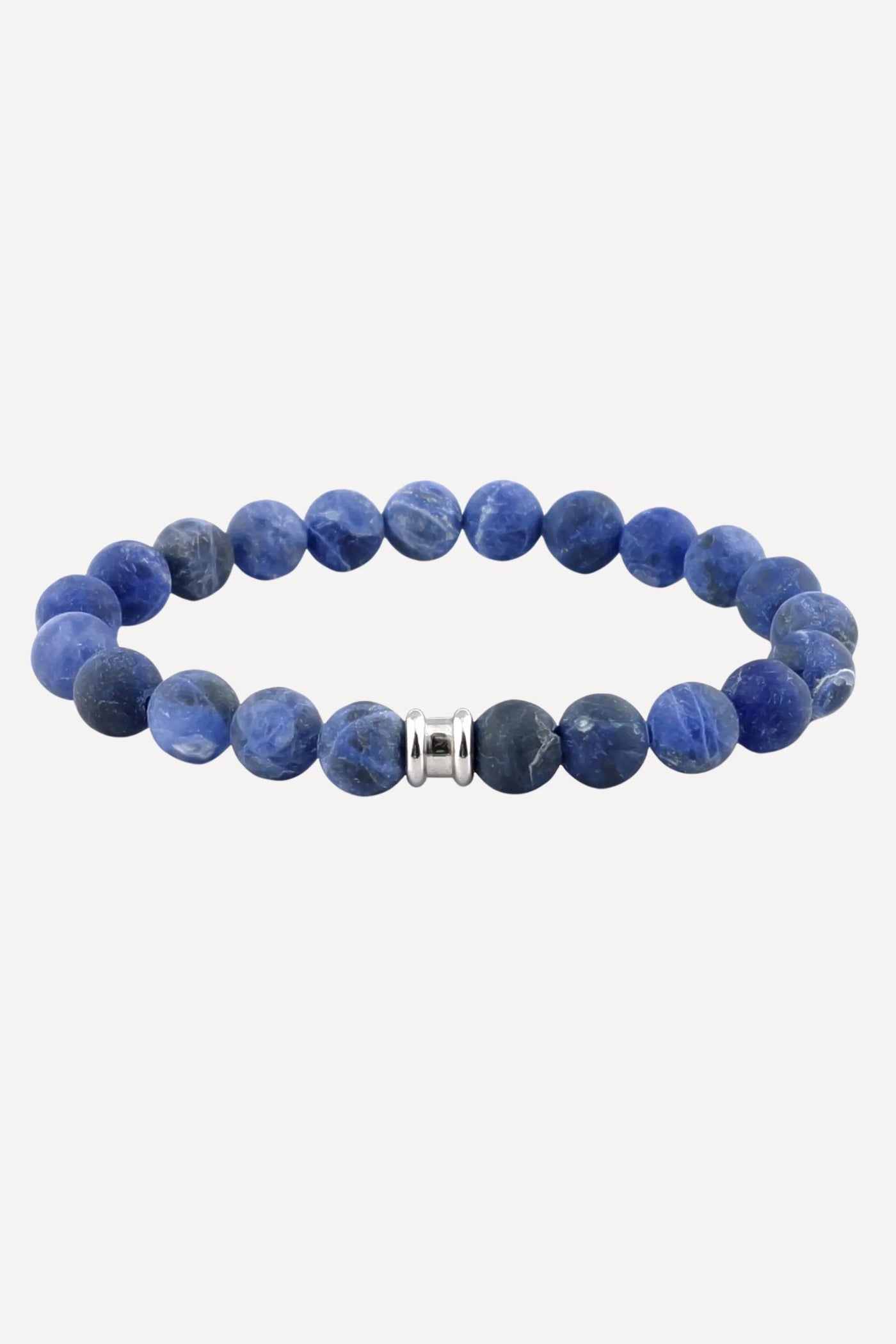 Steel & Barnett Stones Basic-Matt Navy Bracelet