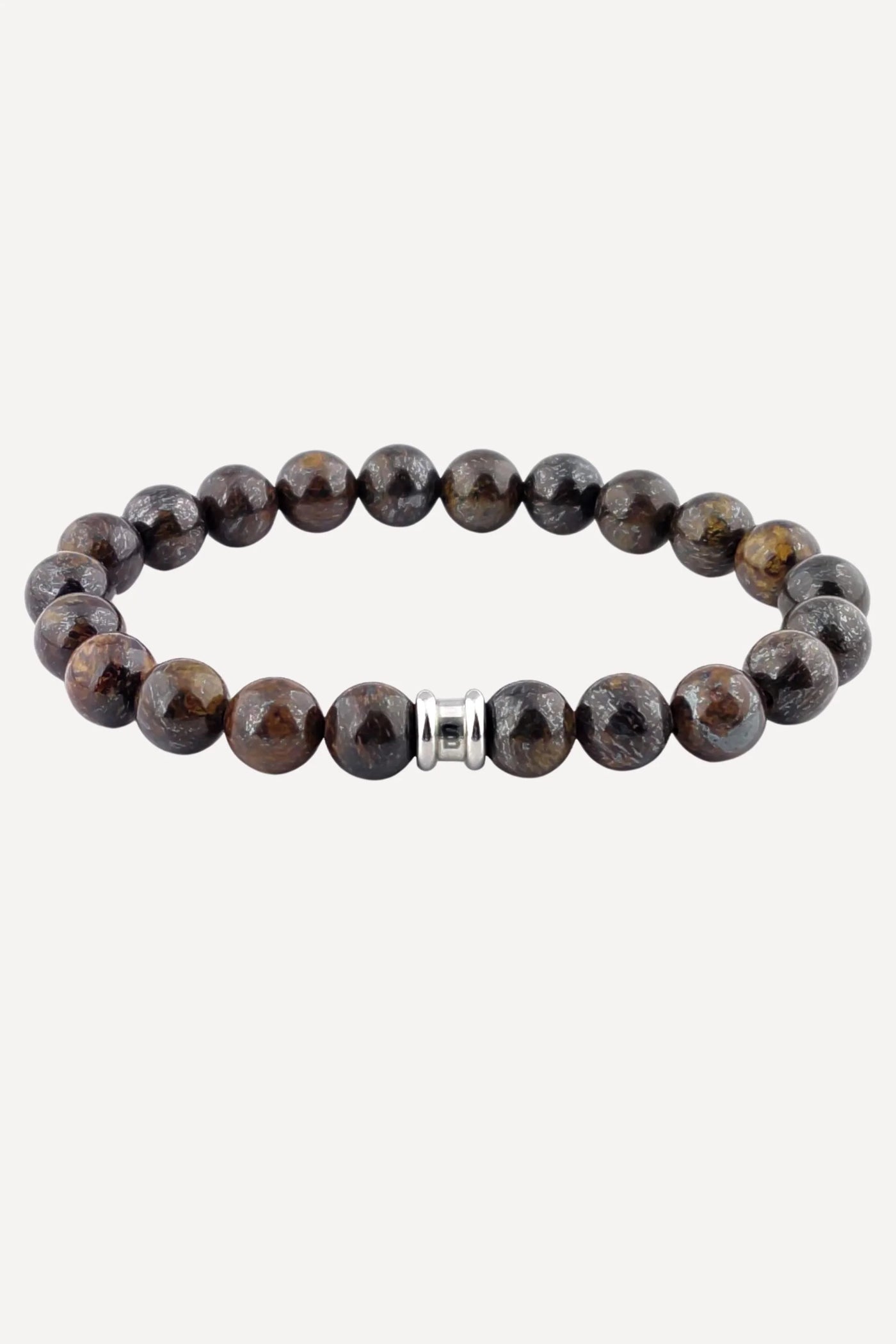 Steel& Barnett Stones Basic Bronzite Bracelet