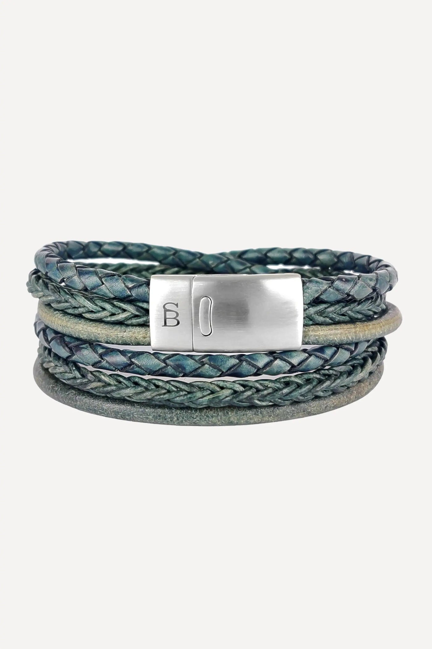 Steel & Barnett Bonacci Darkgreen Bracelet