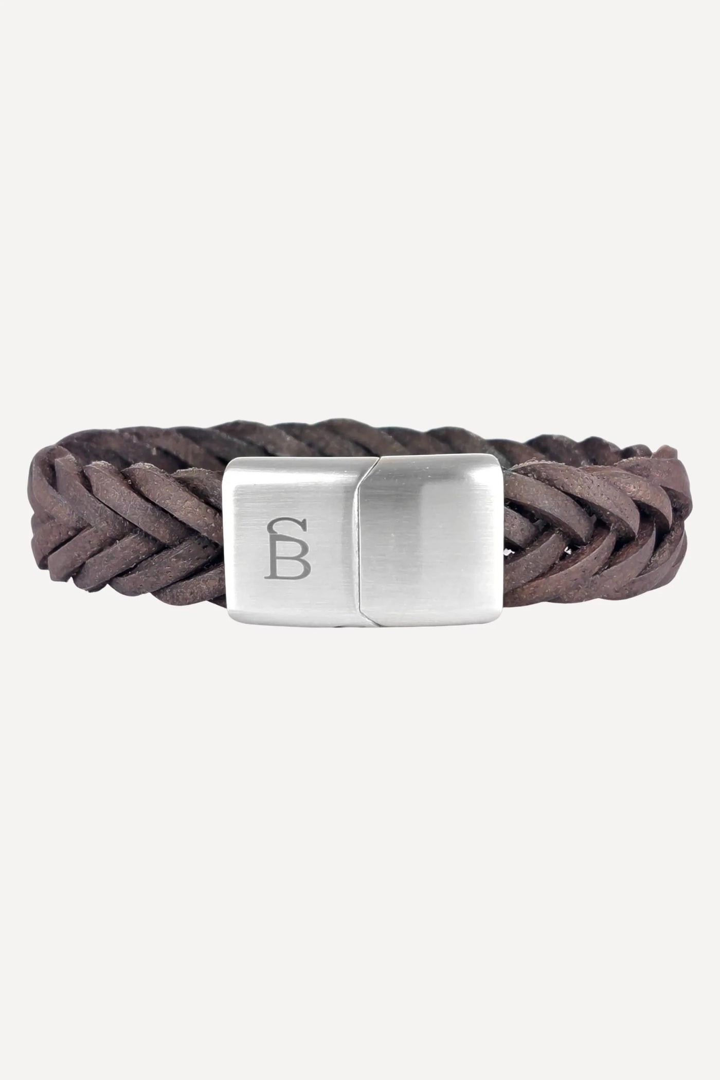Steel & Barnett Preston Brown Braided Bracelet