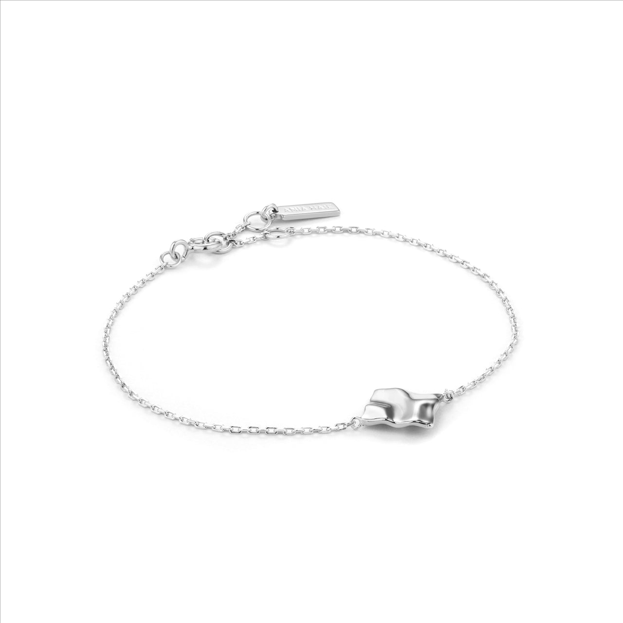 Ania Haie Sterling Silver Crush Square Bracelet