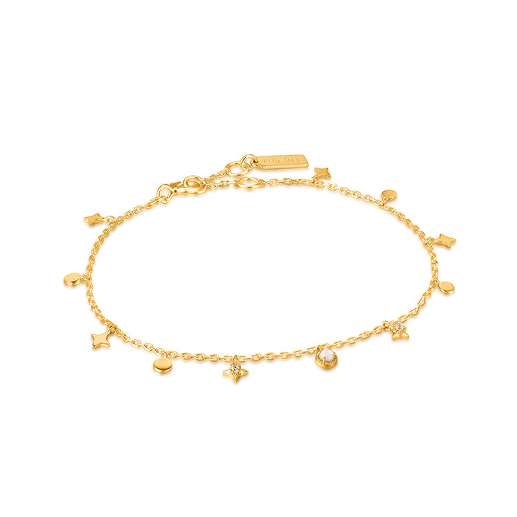 Ania Haie Gold Plated Star Anklet