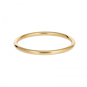 Base Metal Gold Plated 4Mm Hollow 55Mm Golf Kids Bangle