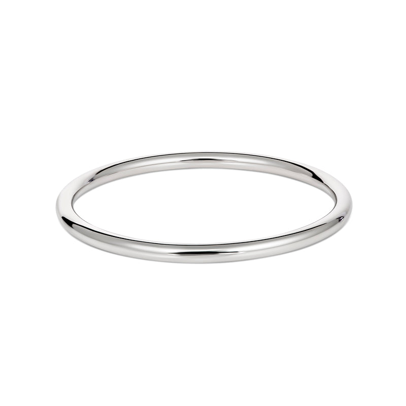 Sterling Silver 4Mm Hollow 50Mm Golf Kids Bangle
