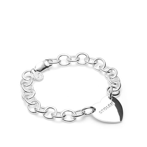 Stolen Girlfriend Silver Heart Bracelet