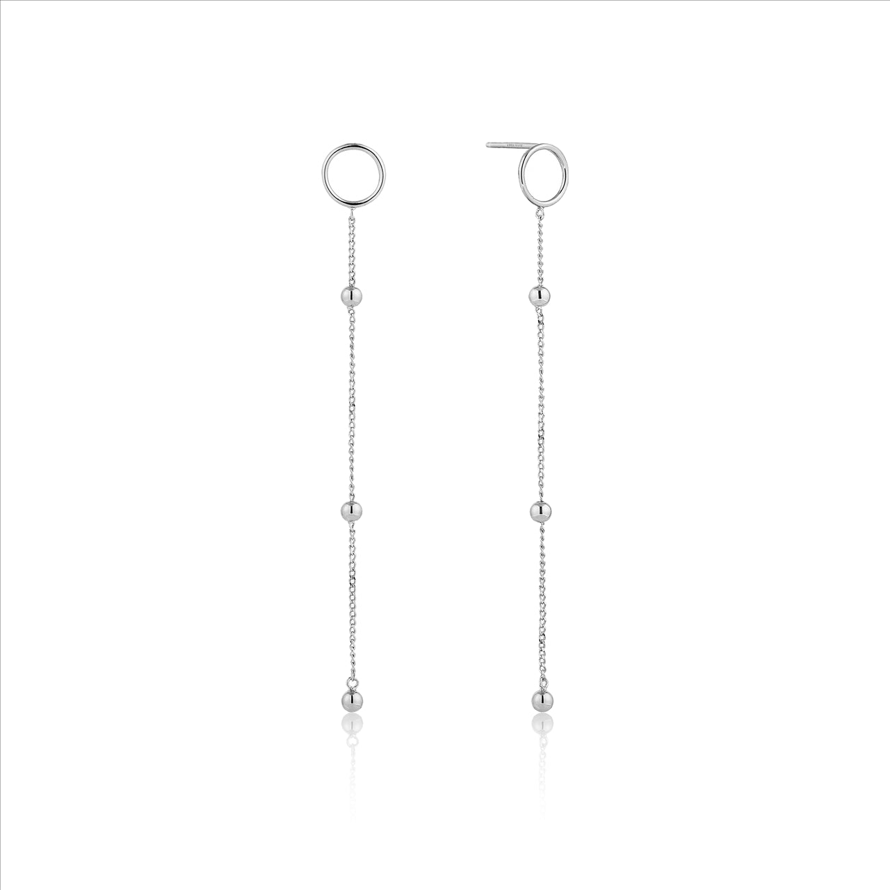 Ania Haie Silver Drop Studs