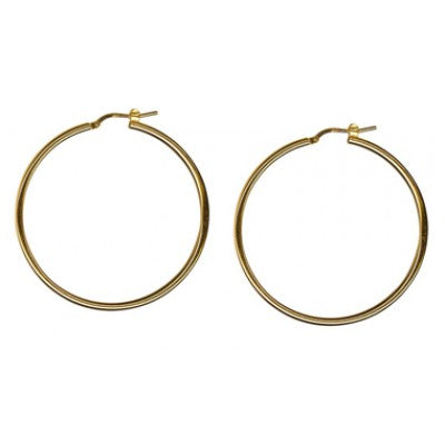 Plain Hoop Earrings