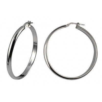Half Round Hoops Earrings