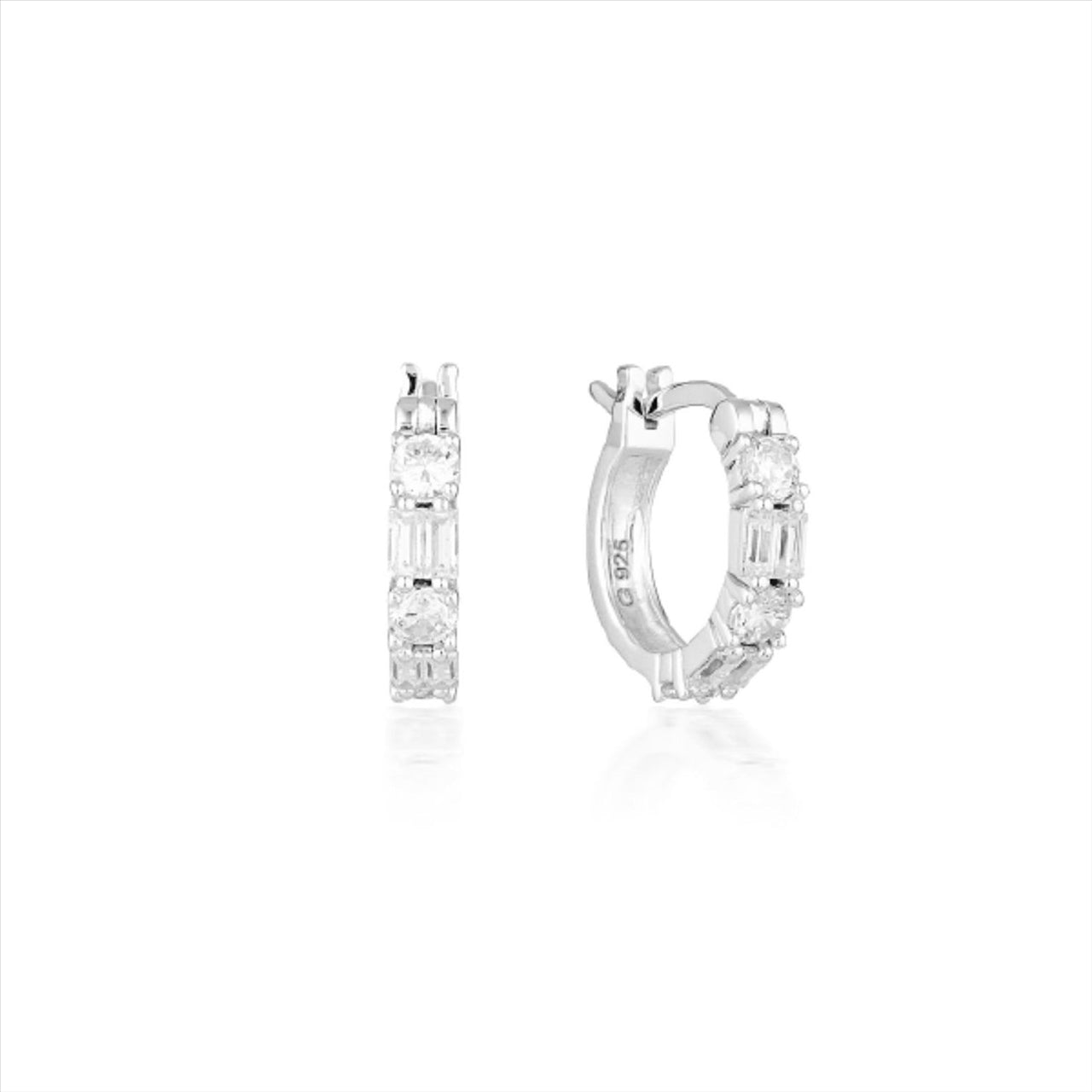 Silver Irina Small Hoop Earrings