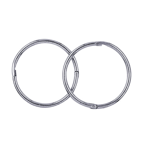 Sterling Silver Solid 12Mm Id Plain Sleepers