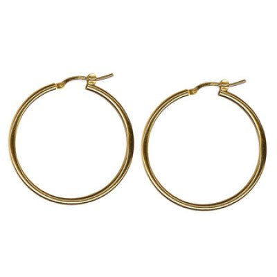 Plain Hoop Earrings
