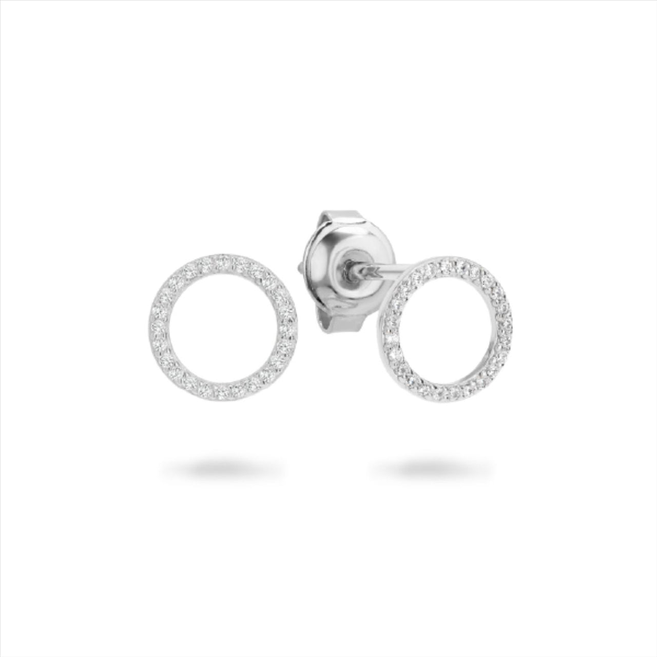 Georgini Rodioum Plated Cubic Zirconia Studs
