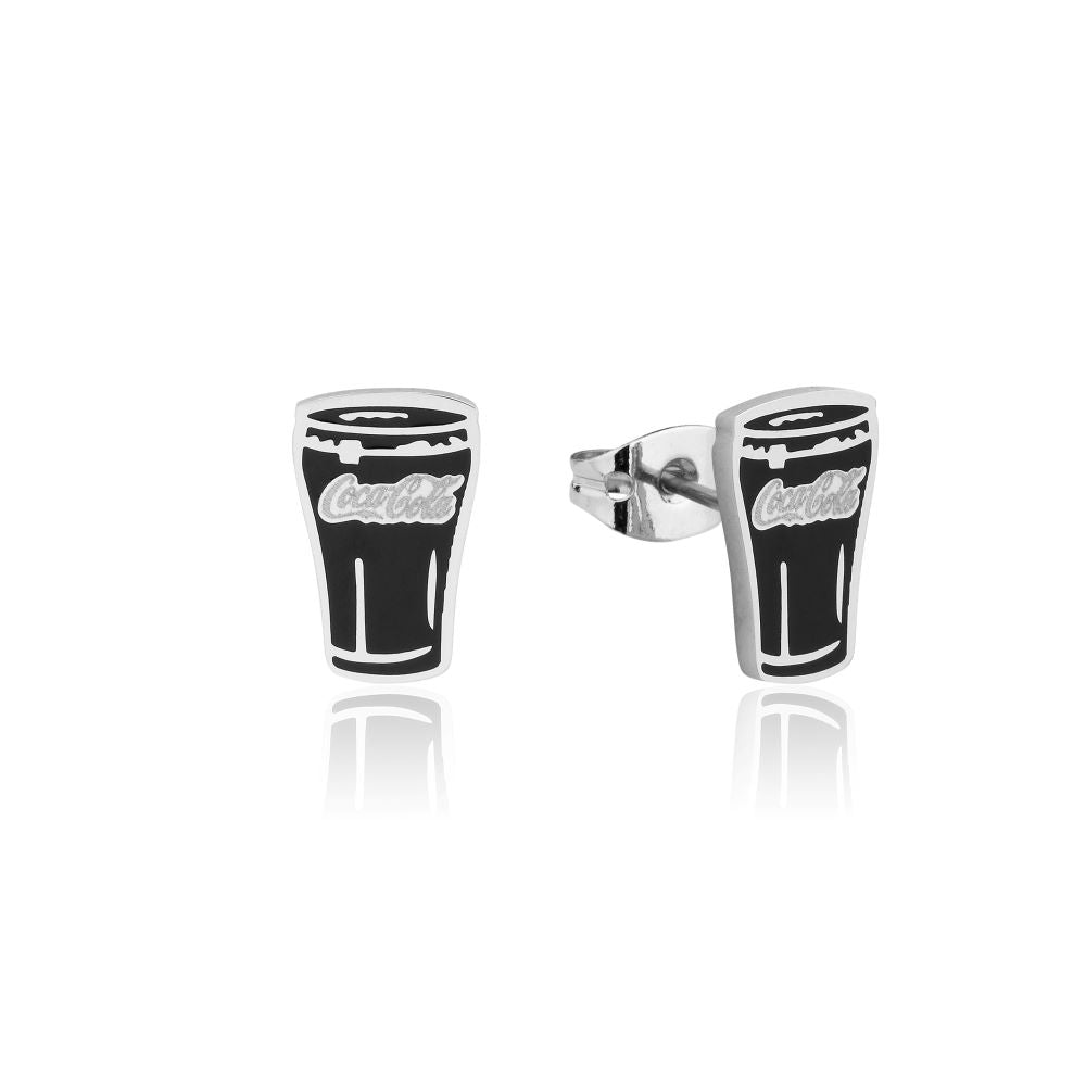 Couture Kindom Coke Glass Stainless Steel Studs