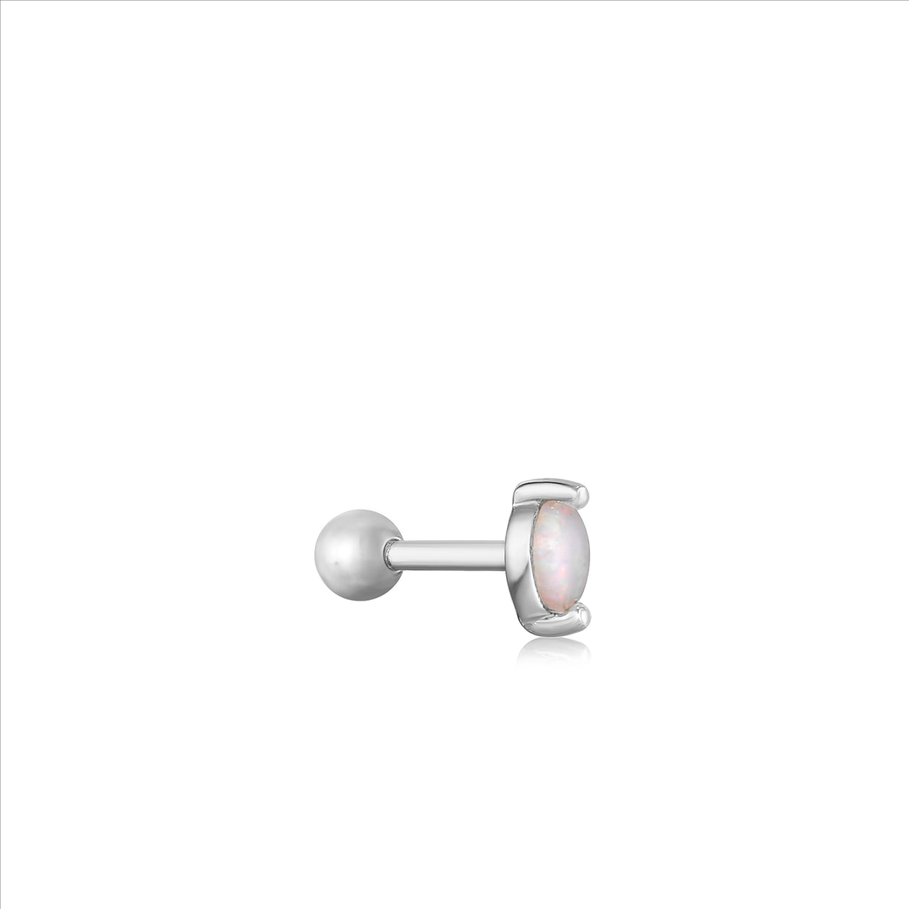 Ania Haie Silver Oval Single Stud