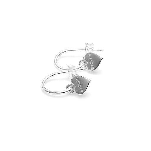 Stolen Girlfriend Heart Stud Earrings