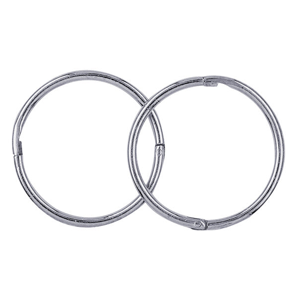 Sterling Silver Solid 14Mm I.D. Plain Sleepers
