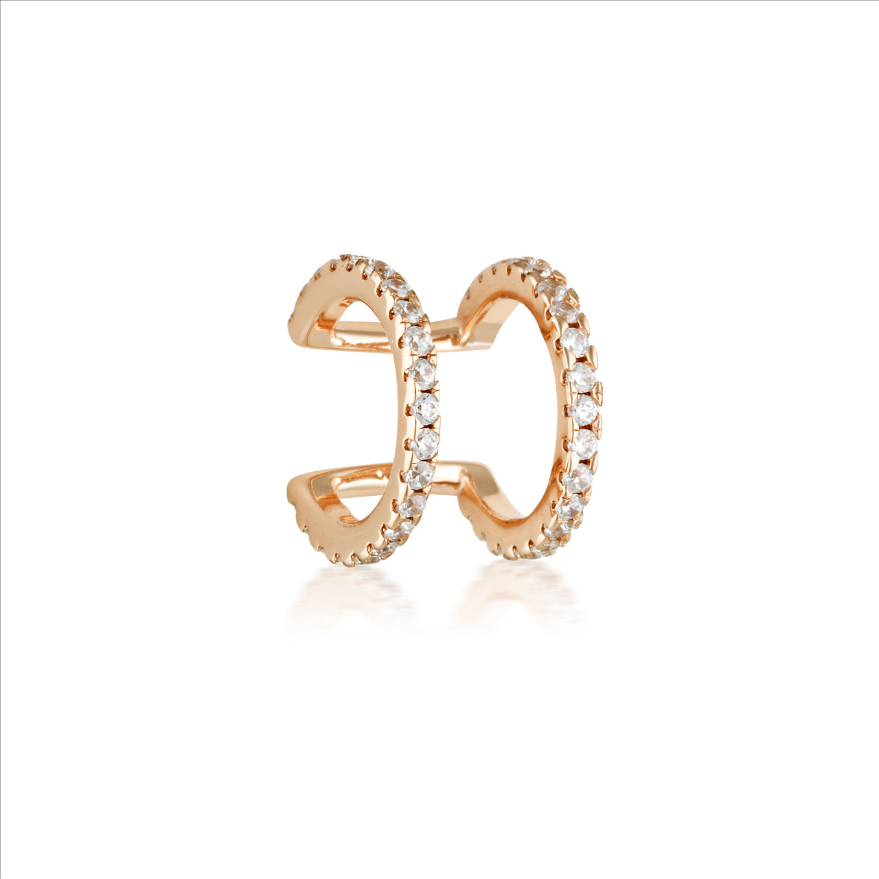 Georgini Gold Plated Cubic Zirconia Cuff