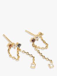 Pd Paola Juno Sena 18Ct Plated Studs