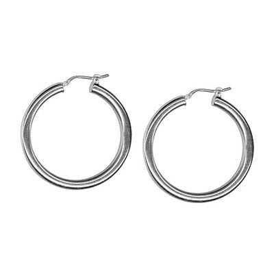Plain Hoop Earrings