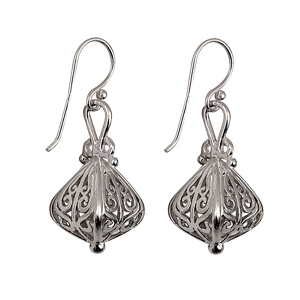 Filgree Lantern Hook Earrings