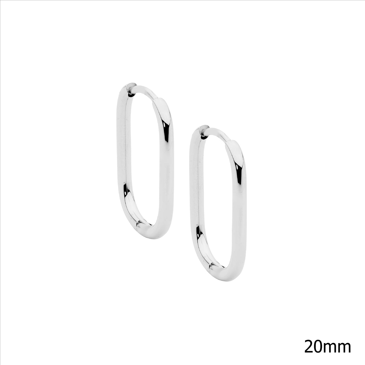 Ellani Sts 20Mm Oval Hoop Earrings