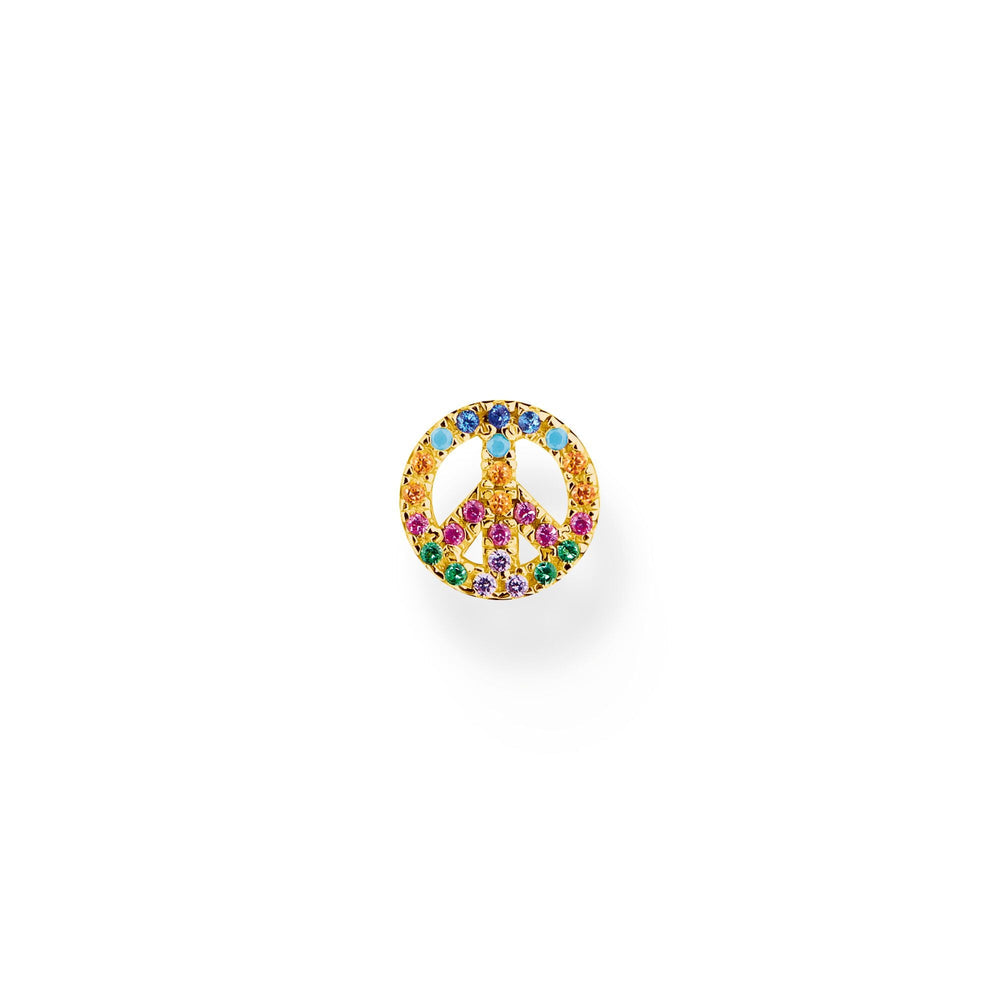 Thomas Sabo Rainbow Peace Single Stud Earring