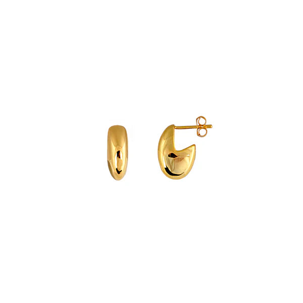 Zahar Minnie Earring 18Ct Yg Plated Surgical Steel