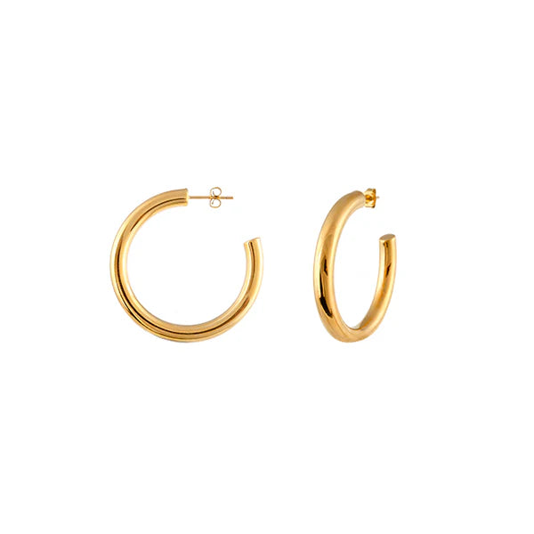 Zahar Kirstin Earrings Stainless Steel 18Ct Ygp