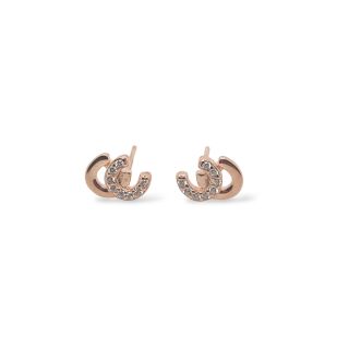 McJ Studs S/S& Cz Rgp Dble Horseshoe