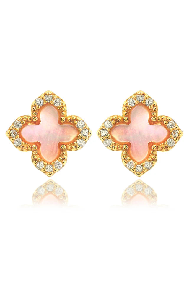 Sydney Soiree Fairwater Mother Of Pearls Stud Earrings Ygp