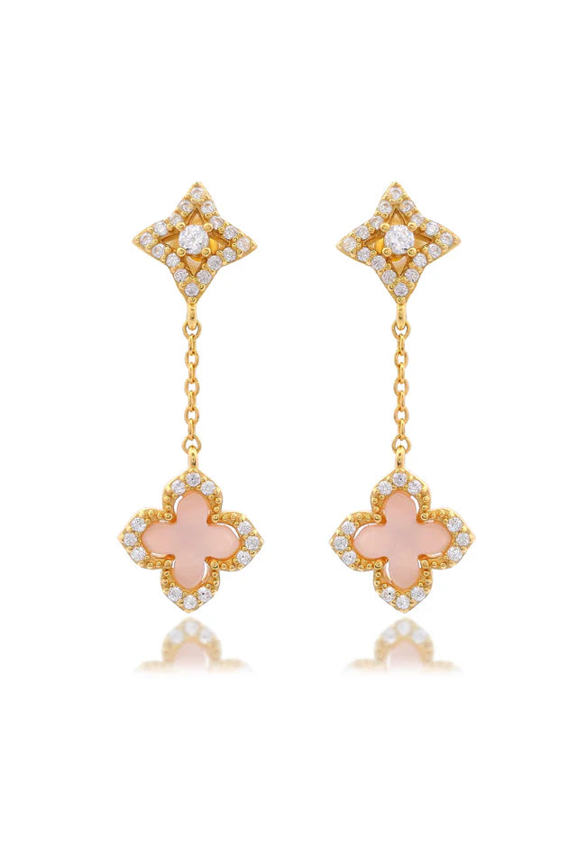 Sydney Soiree Fairwater Mother Of Pearls Drop Earrings Ygp