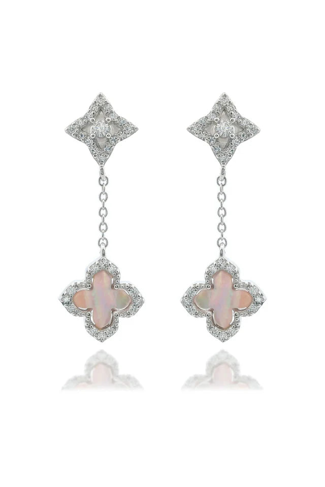 Sydney Soiree Fairwater Mother Of Pearls Drop Earrings Wgp