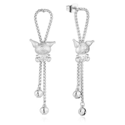 White Kuromi Drops14k gold plated, high shine and matte finish