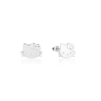 Sterling Silver 925 Hello Kitty Face Studs