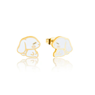 Disney Couture Yellow Gold Plated Cinnamoroll Studs