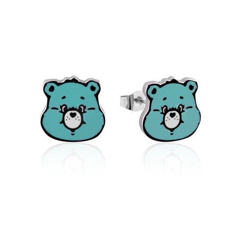 Disney Couture Wish Bear-Teal Studs