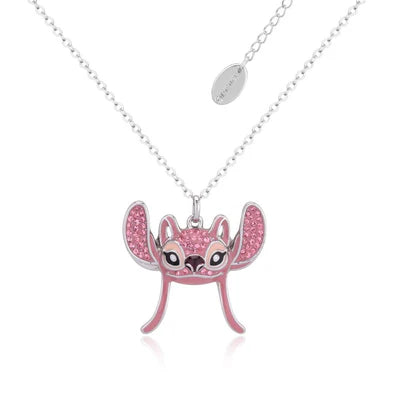 Disney Couture Crystal Angel Necklace