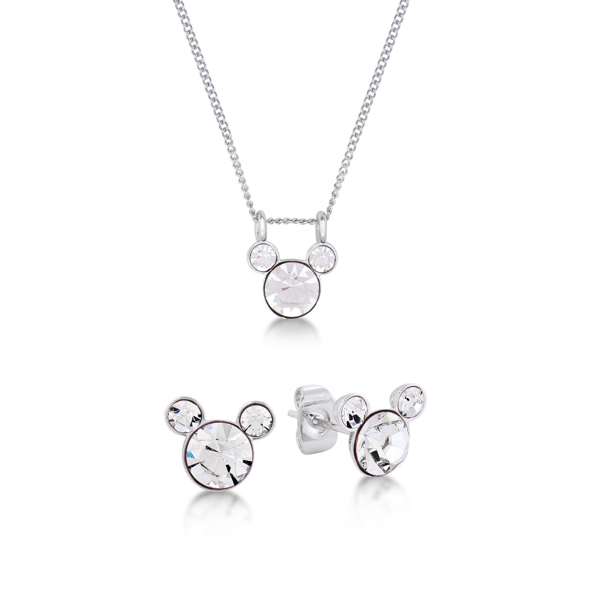 Mickey April Birthstone Necklace