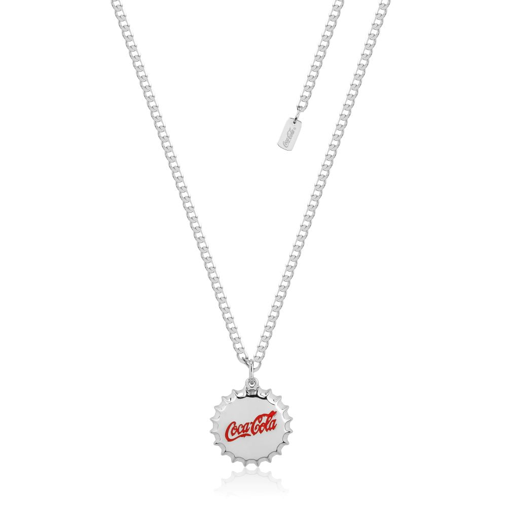 Couture Kindom White Gold Plated Coke Bottle Cap Necklace
